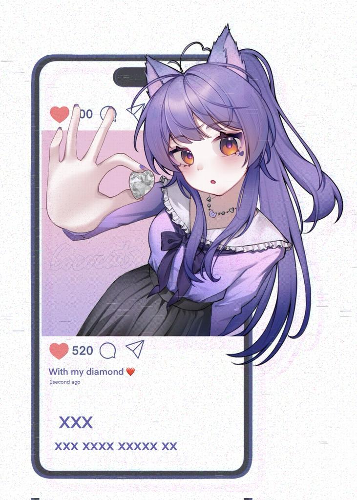 The first part is done~~🥰🥰🥰
Look, look!! This is the diamond I found!! Do you like it? (I'm holding it out of the screen to show you)
#illustration #VGenComm #VGen #artmoot #originalcharacter #art