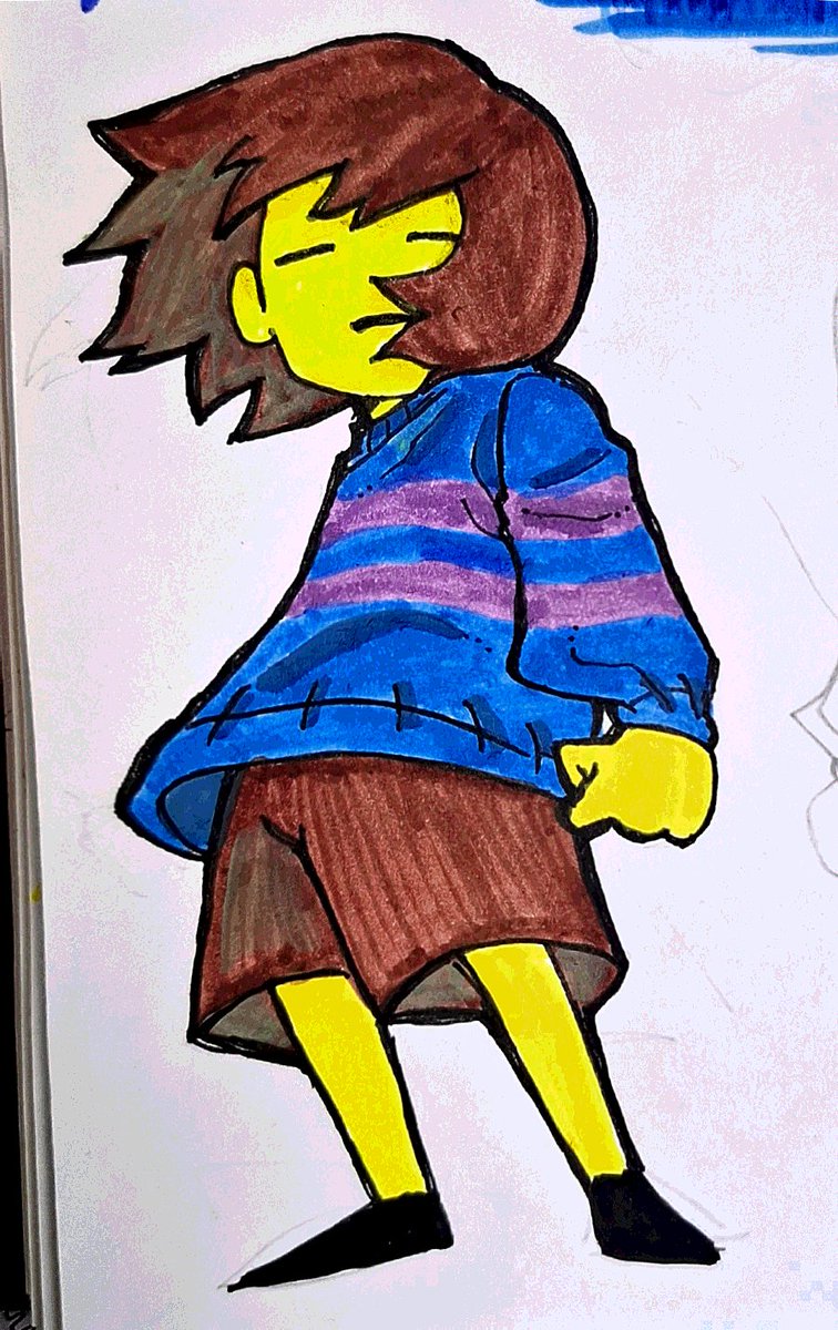 Sketches #DELTARUNE #Frisk #Kris