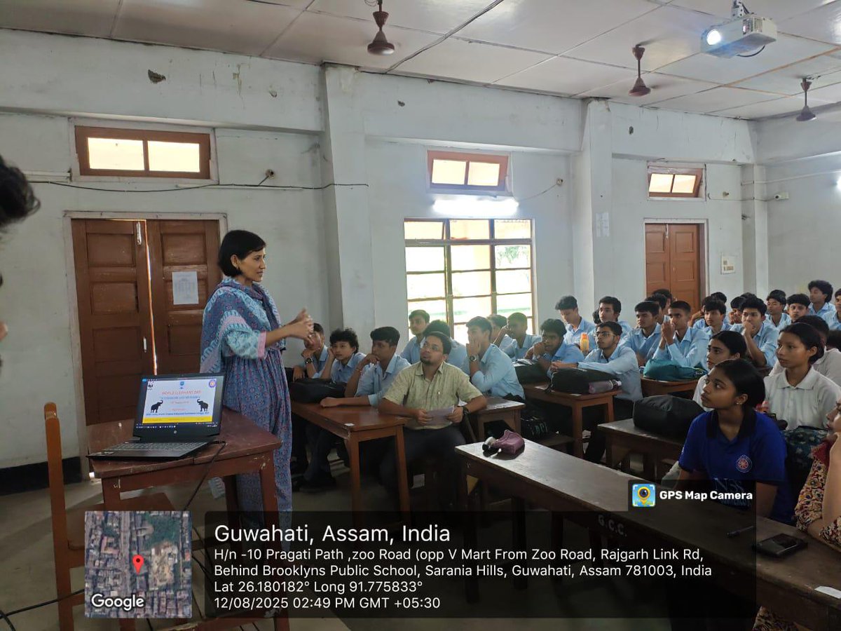 NSS_GCC's tweet image. Observing
#WorldElephantDay2025 Gauhati Commerce College NSSUnit with WWF-Assam chapter programme volunteers organized an awareness program on elephant conservation. Let’s promote awareness, protect habitats &amp;amp; ensure the survival of these gentle giants @_NSSIndia @nss_rdguwahati