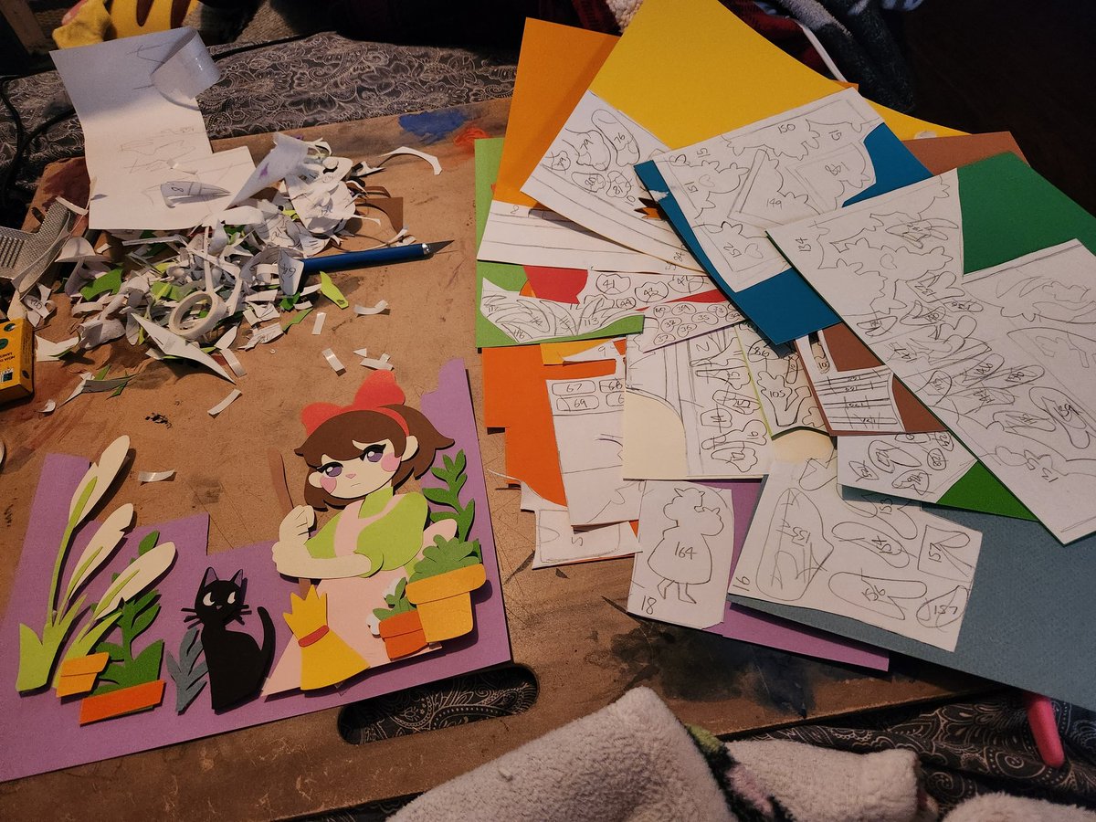 Here's a progress shot I took for fun while working :> 

Leftovers are open NOW and close in just FIVE DAYS!!! ✨️