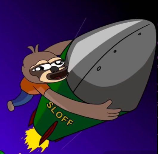 soldow_p's tweet photo. @sloffonsol @ApeMP5 $SLOFF may look slow but we will moon fast! https://t.co/g9vk3vYQXu