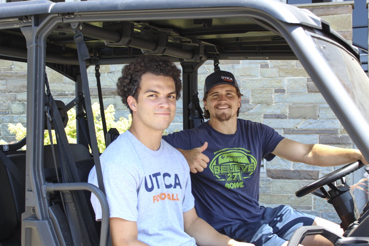 uticauniversity's tweet photo. New and returning football players arrived on campus yesterday and are ready to tackle the field and the fall semester! 🏈🔥 https://t.co/WWVbsXucI9