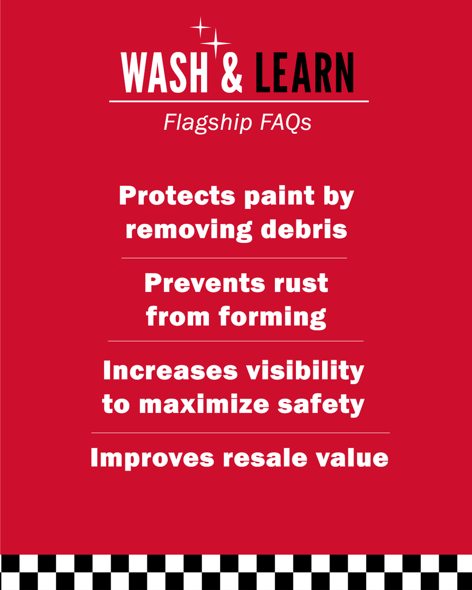 Curious how washing your car can extend the vehicle’s life? Wash and learn! 🚗
