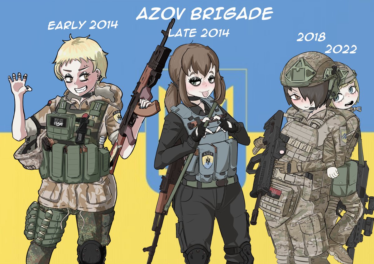 I finally finished this #Azov drawing after like half a year later. im freeeeeeeee