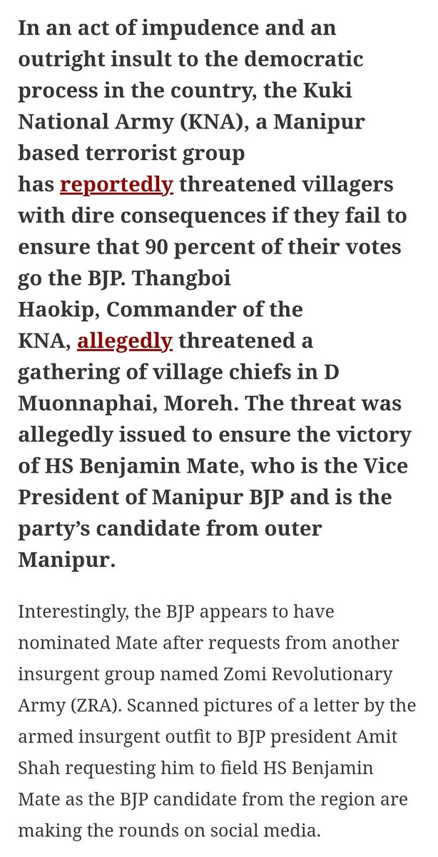 Kuki militants have been threatening voters in Manipur 
BJP Vs Congress Vote chor in Manipur is not new. 
🔗-share.google/rDsf0RYCQWsZ5H…
🔗-satp.org/satporgtp/sair…

<a href="/rashtrapatibhvn/">President of India</a> <a href="/INCIndia/">Congress</a> <a href="/INCManipur/">INC Manipur</a> <a href="/INCBihar/">Bihar Congress</a> <a href="/INCAdivasi/">Adivasi Congress</a> <a href="/VikrantBhuria/">Dr.Vikrant Bhuria</a> <a href="/saptagiriulaka/">Saptagiri Ulaka</a> @BTP_India <a href="/arivalayam/">DMK</a>