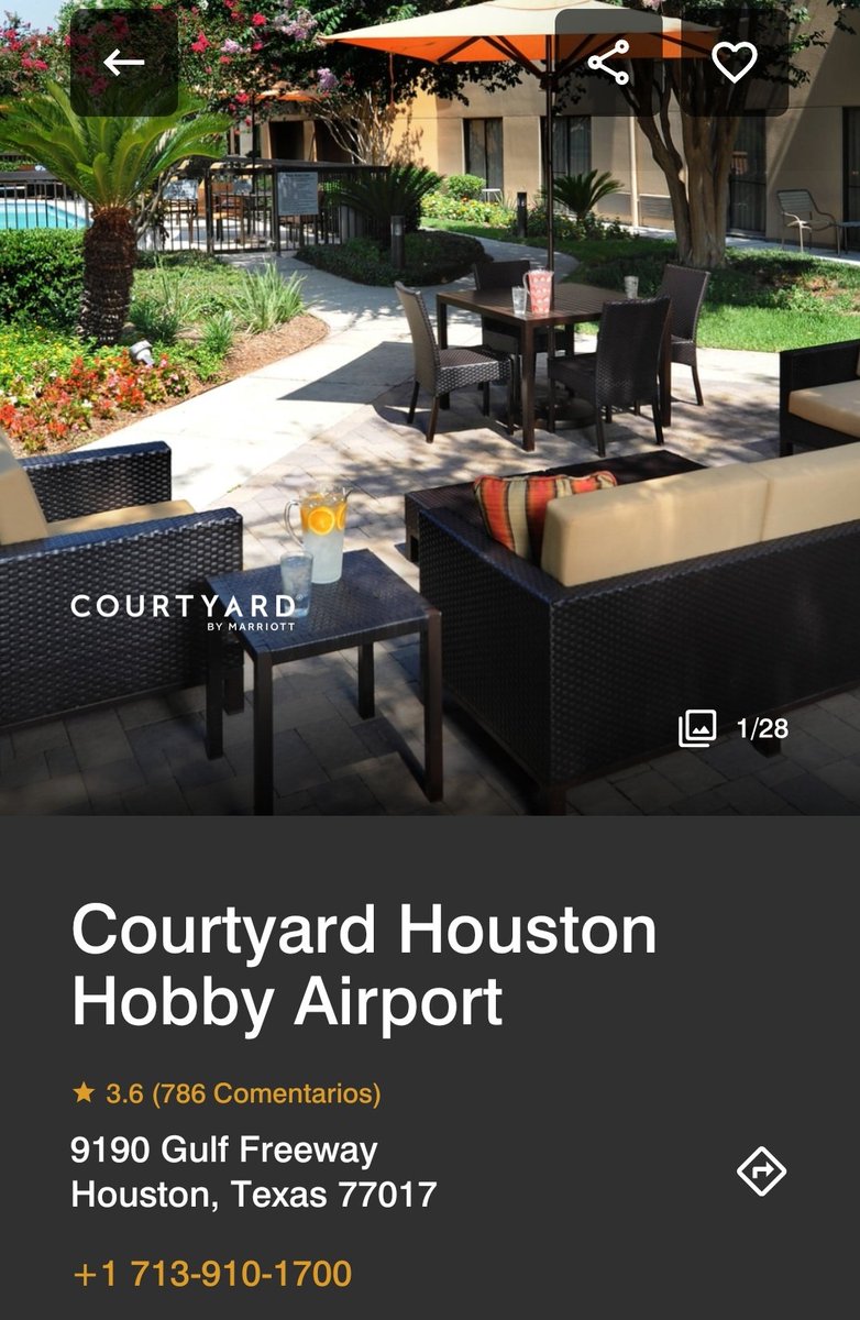Un verdadero problema para que me reembolsen el depósito del hotel <a href="/CourtyardHotels/">Courtyard Hotels</a> ojalá alguien pueda ayudarme pronto <a href="/Marriott/">Marriott Hotels</a> <a href="/MarriottIntl/">Marriott International</a> <a href="/MBonvoyAssist/">Marriott Bonvoy Assist</a>