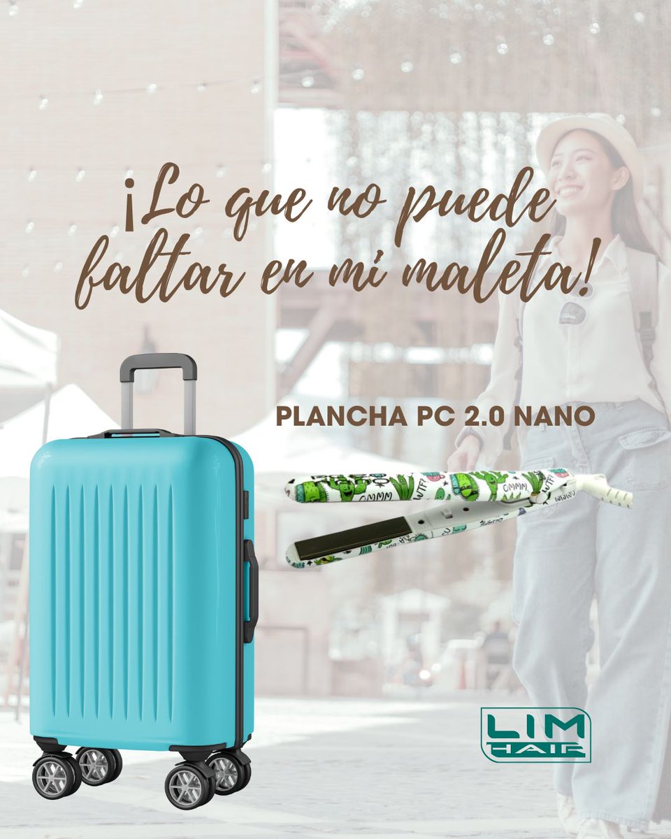LimHair's tweet image. Tu aliada de verano: plancha PC 2.0 Nano. 🔥 Compacta, rápida y con funda térmica.
Perfecta para escapadas y retoques.
#PlanchaNano #MiniPlancha #LoQueNoPuedeFaltarEnMiMaleta #LimHair