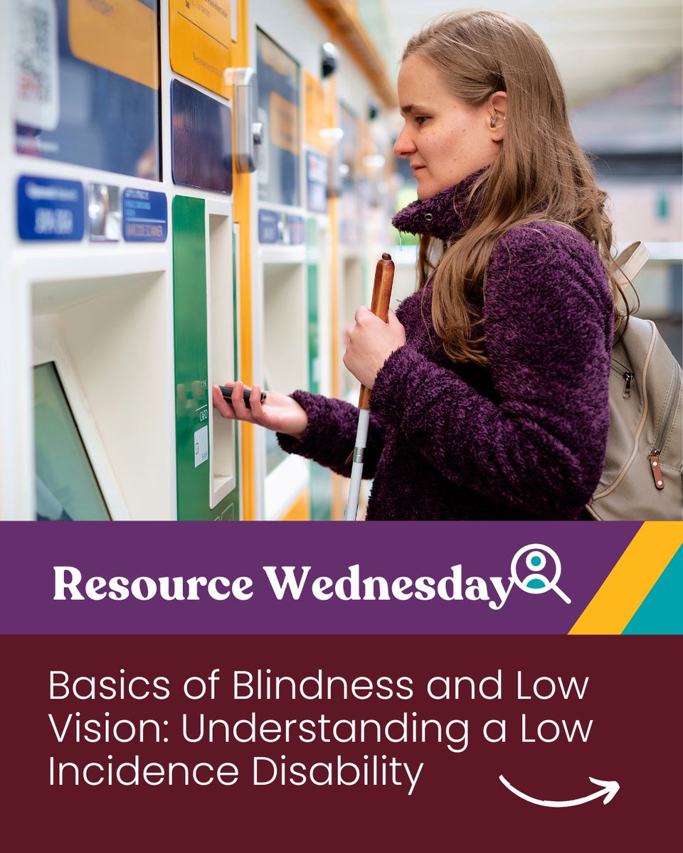 MSU_NRTC's tweet image. Heading back to college? Our "Basics of Blindness and Low Vision" video and activity PDF help students learn about this low-incidence disability. Perfect for Counseling, Social Work, &amp;amp; Education majors.

Access here: blind.msstate.edu/basicsofblindn…
#ResourceWednesday #VisualImpairment