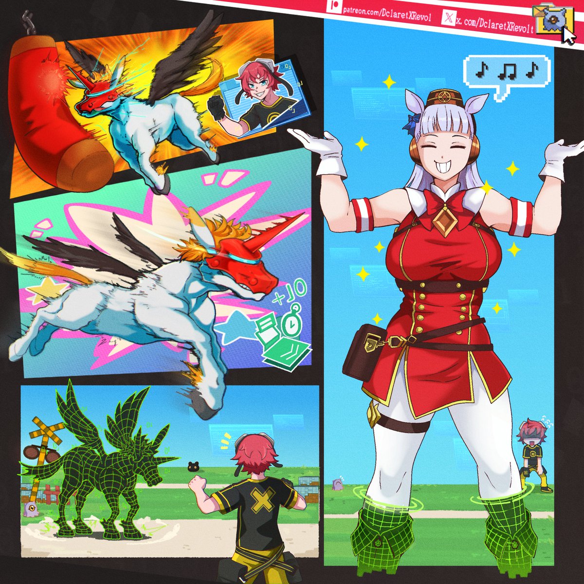 DclaretXRevolt's tweet photo. ✨🐴🥊
#digimon #デジモン
#umamusume #ウマ娘 https://t.co/ofGWuos4cD