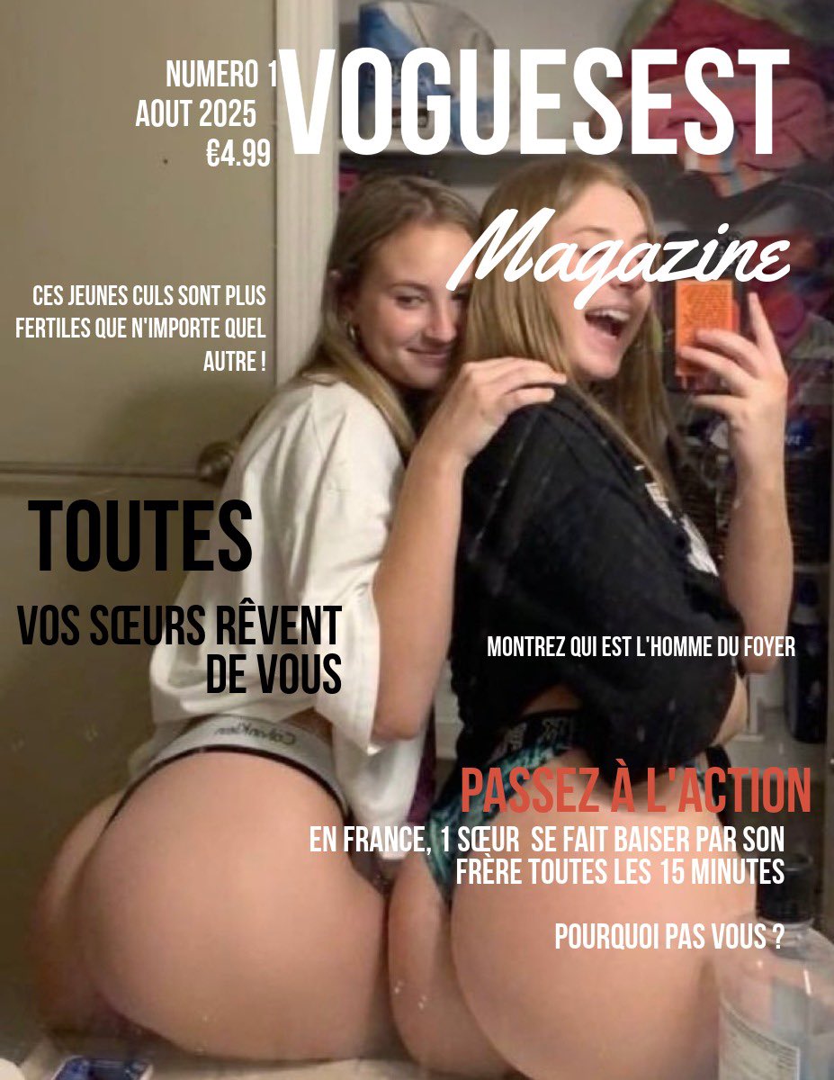ScenarioFou's tweet photo. Vos sœurs rêvent de vous https://t.co/wRzPLRKmop