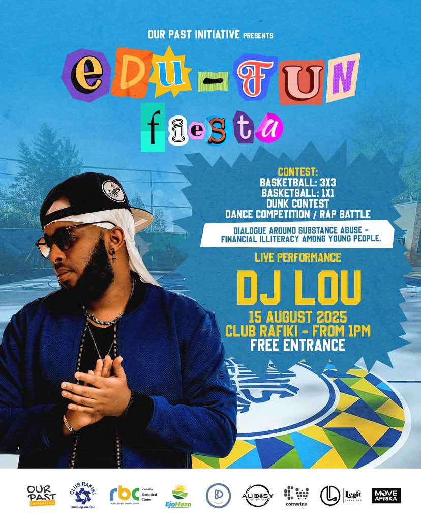 Our_Past_In's tweet photo. DJ Lou is locked in for Friday and we already know the playlist is going to be fire!
Come through and experience the perfect mix at Edu-Fun Fiesta - August 15th at Club Rafiki! #OurPast25 #EduFunFiesta https://t.co/aMlwlfCyua