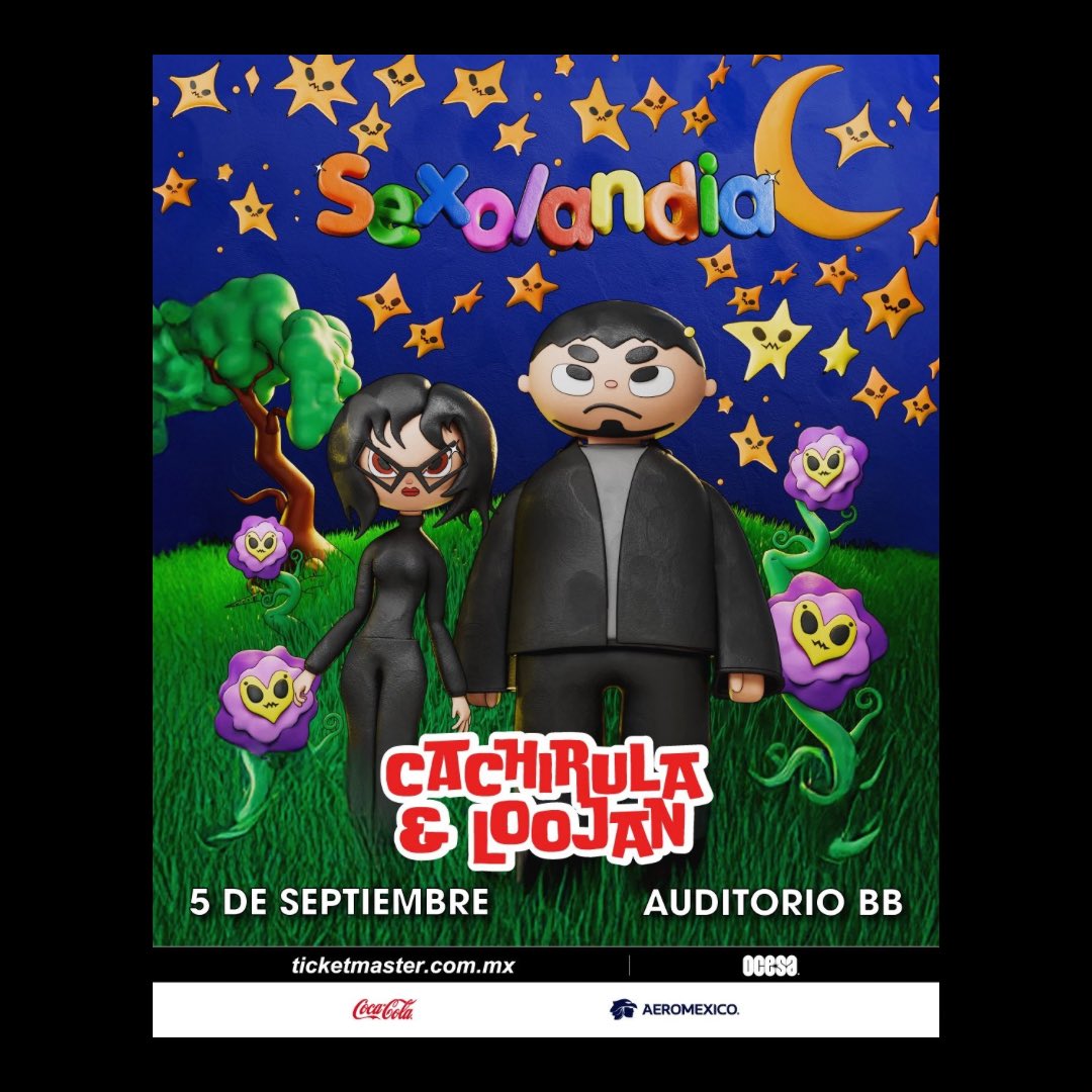 IncontrolableM's tweet photo. Cachirula &amp; Loojan | Auditorio BB | 5 de Octubre 

#incontrolable #cachirula #loojan #sexolandia https://t.co/7uq2TXBnUD