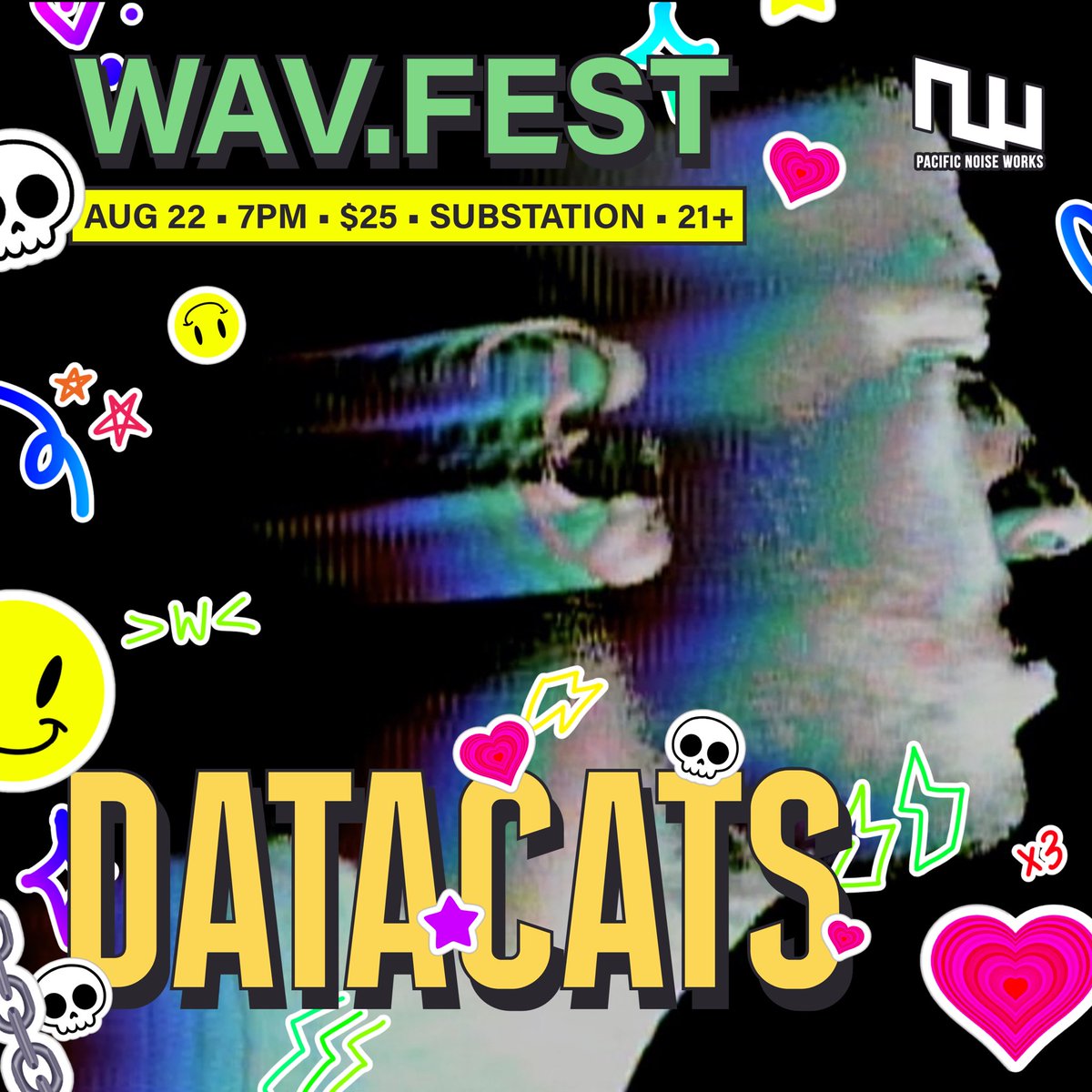 Pacific Noise Works (@pacnoiseworks) on Twitter photo WAV.fest Spotlight: <a href="/datacats/">datacats 🇵🇸</a>
datacats is a project that aims to elevate the concert experience by combining obsolete analog tech to produce retina scorching imagery.
Check out their visuals Friday 8/22!
Art:
youtube.com/@datacats_
Tix:
eventbrite.com/e/wavfest-tick… WAV.fest Spotlight: <a href="/datacats/">datacats 🇵🇸</a>
datacats is a project that aims to elevate the concert experience by combining obsolete analog tech to produce retina scorching imagery.
Check out their visuals Friday 8/22!
Art:
youtube.com/@datacats_
Tix:
eventbrite.com/e/wavfest-tick…