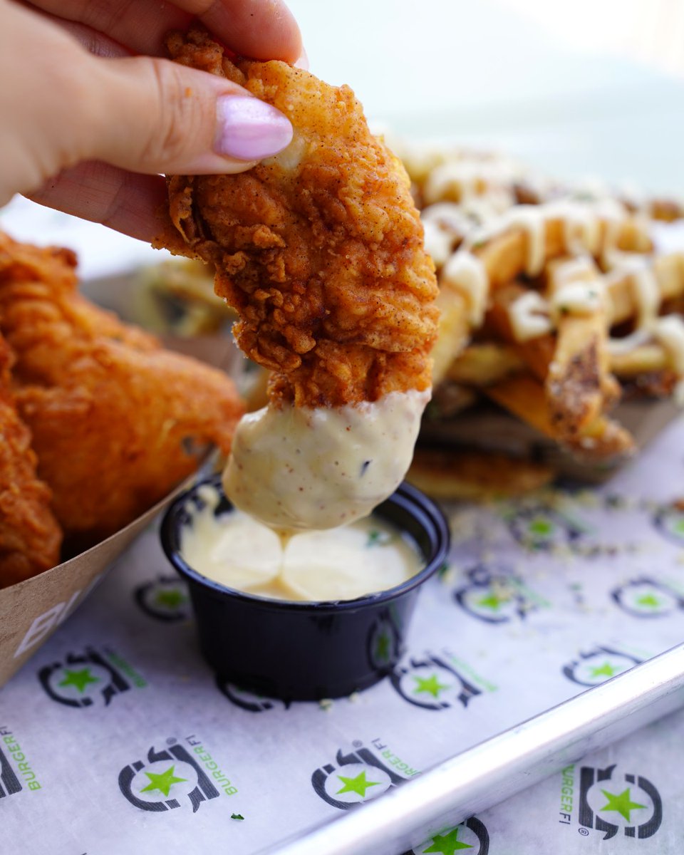 BurgerFi (@burgerfi) on Twitter photo π₯ Crispy. Juicy. Dippable. Our chicken tenders are seasoned just right and begging for that perfect dunk. #BurgerFi #TendersDoneRight #DipItGood π₯ Crispy. Juicy. Dippable. Our chicken tenders are seasoned just right and begging for that perfect dunk. #BurgerFi #TendersDoneRight #DipItGood