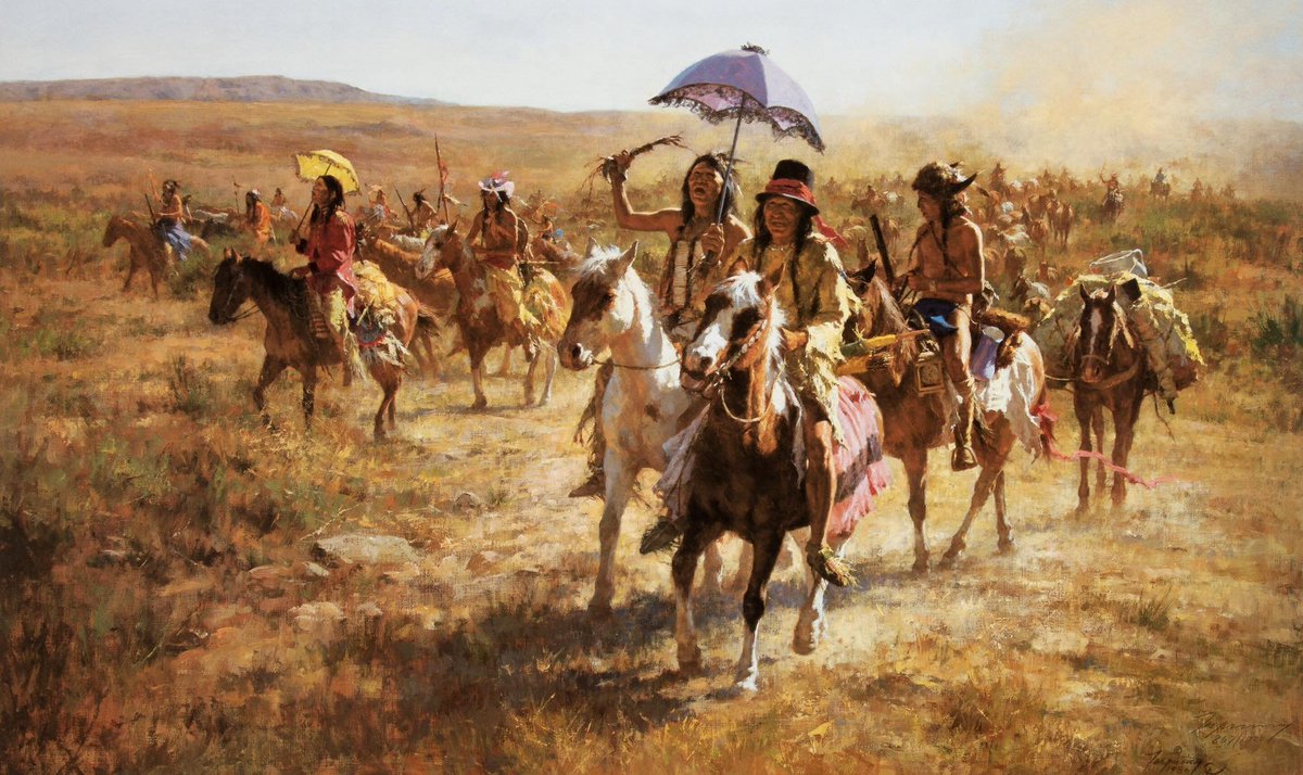 "Comanche Spoilers"
By Howard Terpning