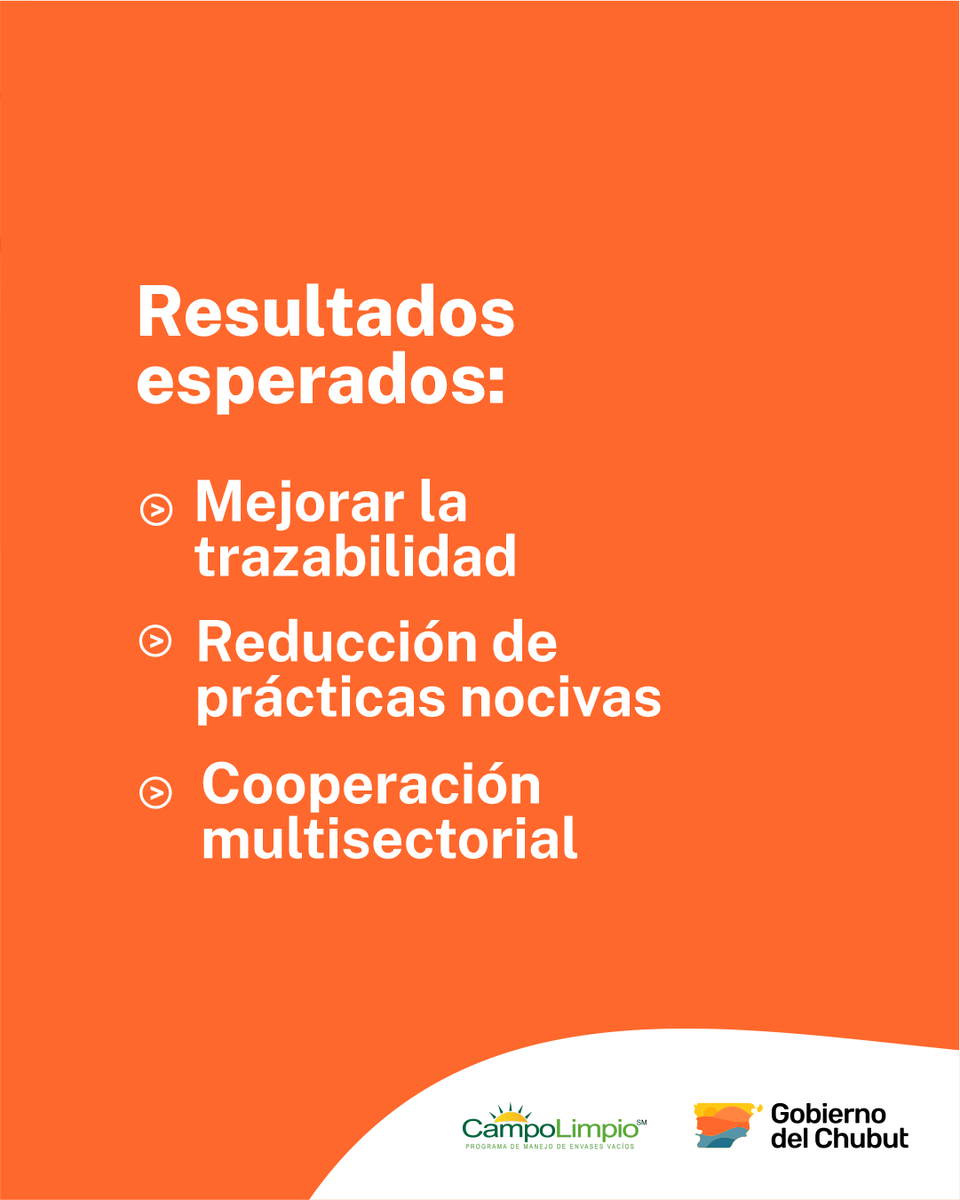 #Fitosanitarios
📢¡Cuidemos nuestra salud y el ambiente! 
El Sistema Integral de Gestión Específica de Envases Vacíos de Fitosanitarios  ya está en marcha en Chubut, en cumplimiento de la Ley Nacional N° 27.279  y la Ley Provincial XI N° 74.