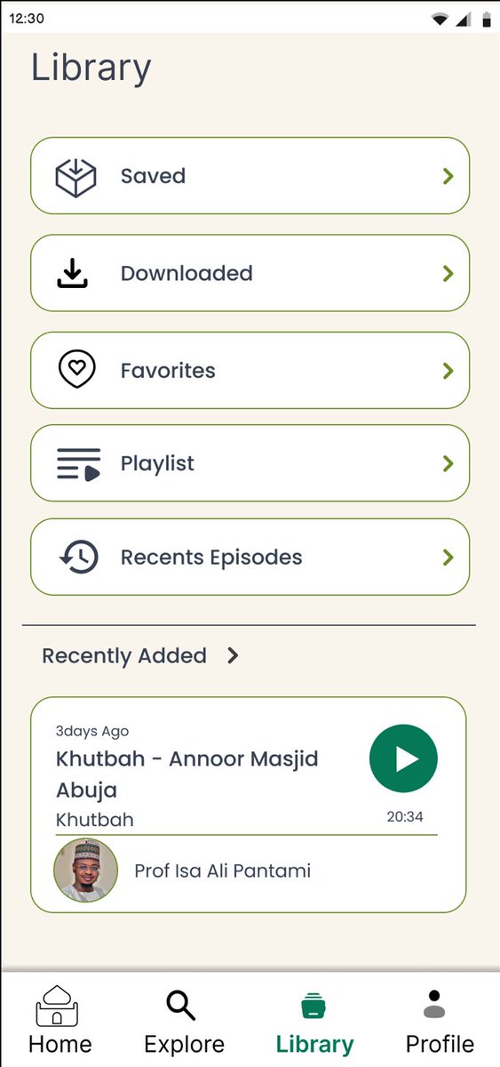 Abubakr_Siddiq_'s tweet photo. ✨ Exciting Update!
After weeks of dedication, research, and creativity, I’m thrilled to share the UI design of my Islamic App using Figma📱🎧.
#UIDesign #FigmaDesign #IslamicApp #MuslimNigeria #PodcastApp #MuslimTech #UIUX #NaijaCreatives #DigitalInnovation #FaithAndTech https://t.co/fceR80bh0m