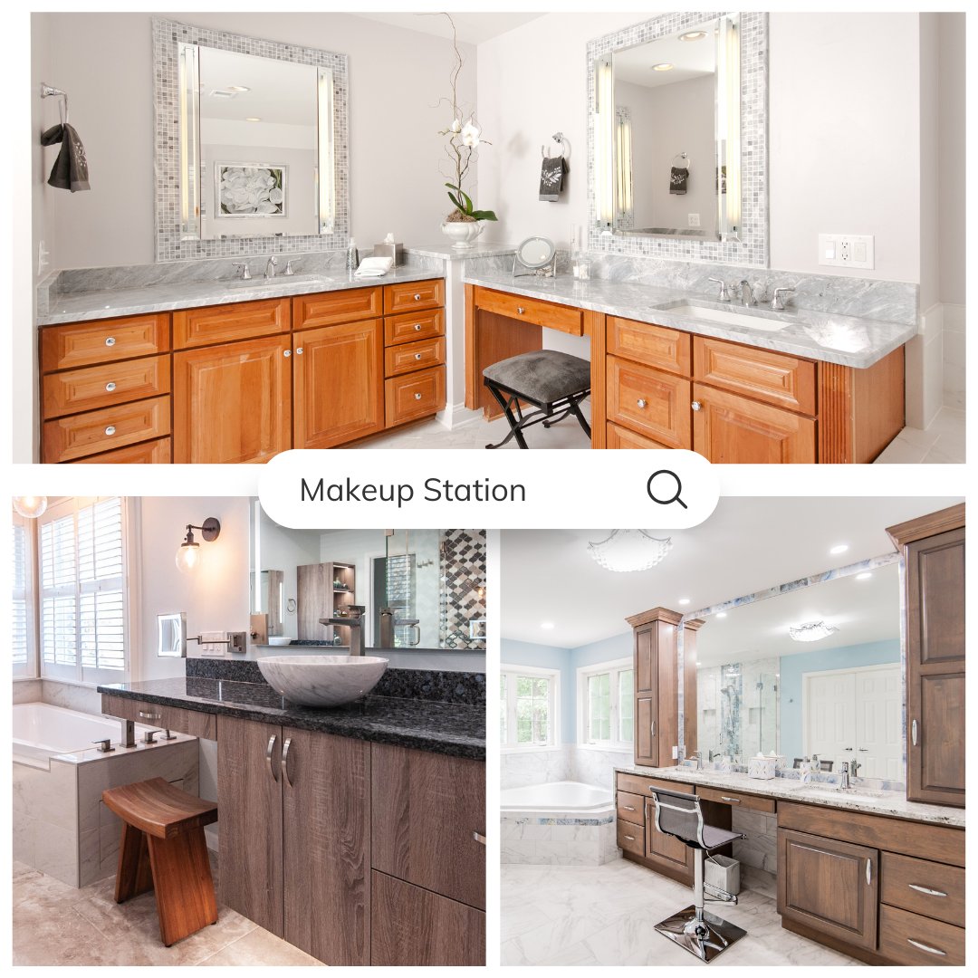 selectkb's tweet photo. Looking to upgrade your master bathroom? Take a look at these makeup stations that are designed to help you start your day. 💖

Master bathroom goals! What would you like in yours?

#masterbathroomremodel #makeup #hisandhers #remodeling #bathroomgoals #married #masterbath https://t.co/esj2wDz0nJ