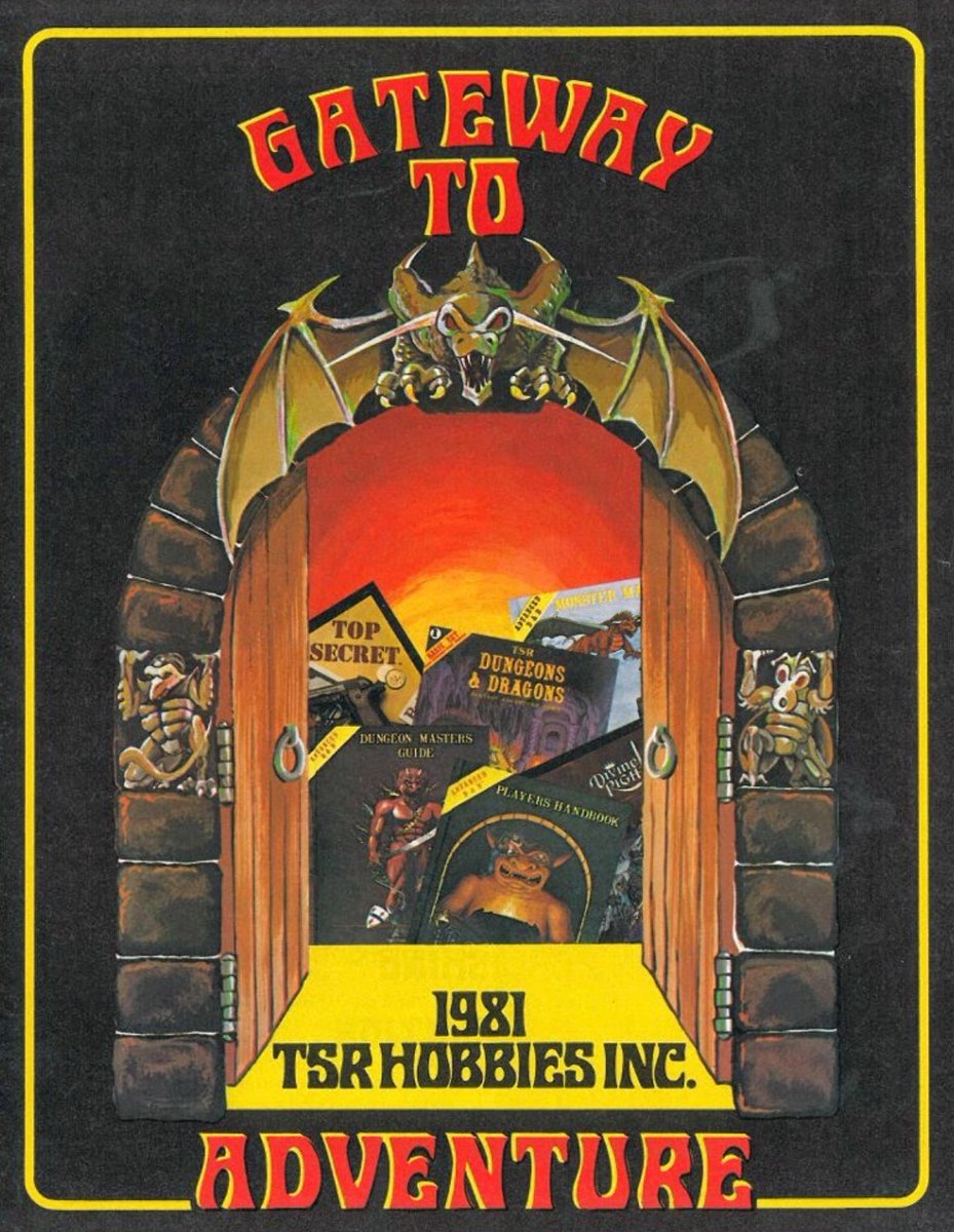 Now if some weirdo had this painted on the side of his windowless van back in the day, instead of free kittens, I would not be here today. “A free PHB you say, inside the van? Alright 🤘🏻”

#ADnD #ODnD #DnDBasic #DnD #oldschoolttrpg #dungeonsanddragons #BXDnD