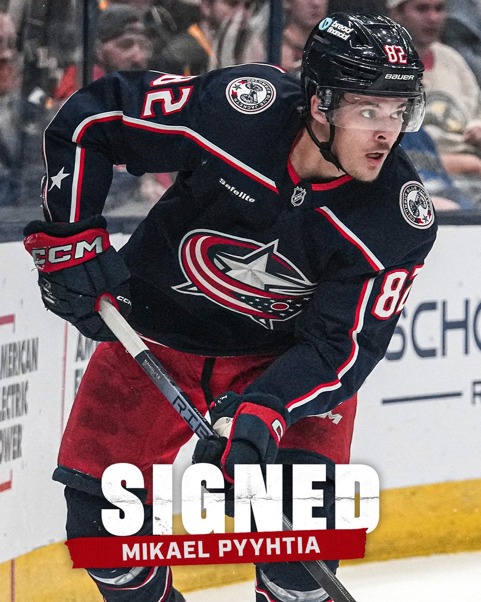 TUNA TIME! 🐟

We've signed F Mikael Pyyhtia to a 1-year, 2-way contract!