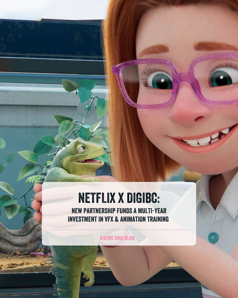 DigiBC's tweet image. B.C.’s animation and VFX scene are getting a boost from none other than @netflix.

We’ll be partnering with Netflix as they make a multi-year investment in training, mentorship, and more.

👀👉 bit.ly/3UscUbO

#DigiBC #Netflix #Animation #VFX