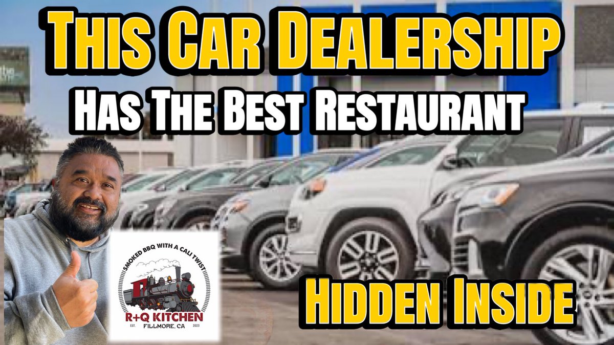 WalkTodays's tweet photo. We had breakfast at a car dealership.

R&amp;Q KITCHEN Hidden Inside A Car Dealership. 
https://t.co/sSCJFmEA1d https://t.co/oTQN4mmB44