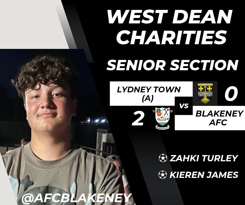 AfcBlakeney's tweet photo. Through to the Semi-Finals! 🏆⚽️

A solid 0-2 away win over local rivals Lydney Town sees Blakeney book their place in the last four.

⚽ Kieren James scoring with a composed finish.
🔥 Huge shout-out to Zahki Turley for netting his first senior goal – a moment to remember!💪🖤❤️ https://t.co/hzIiKmZzH7