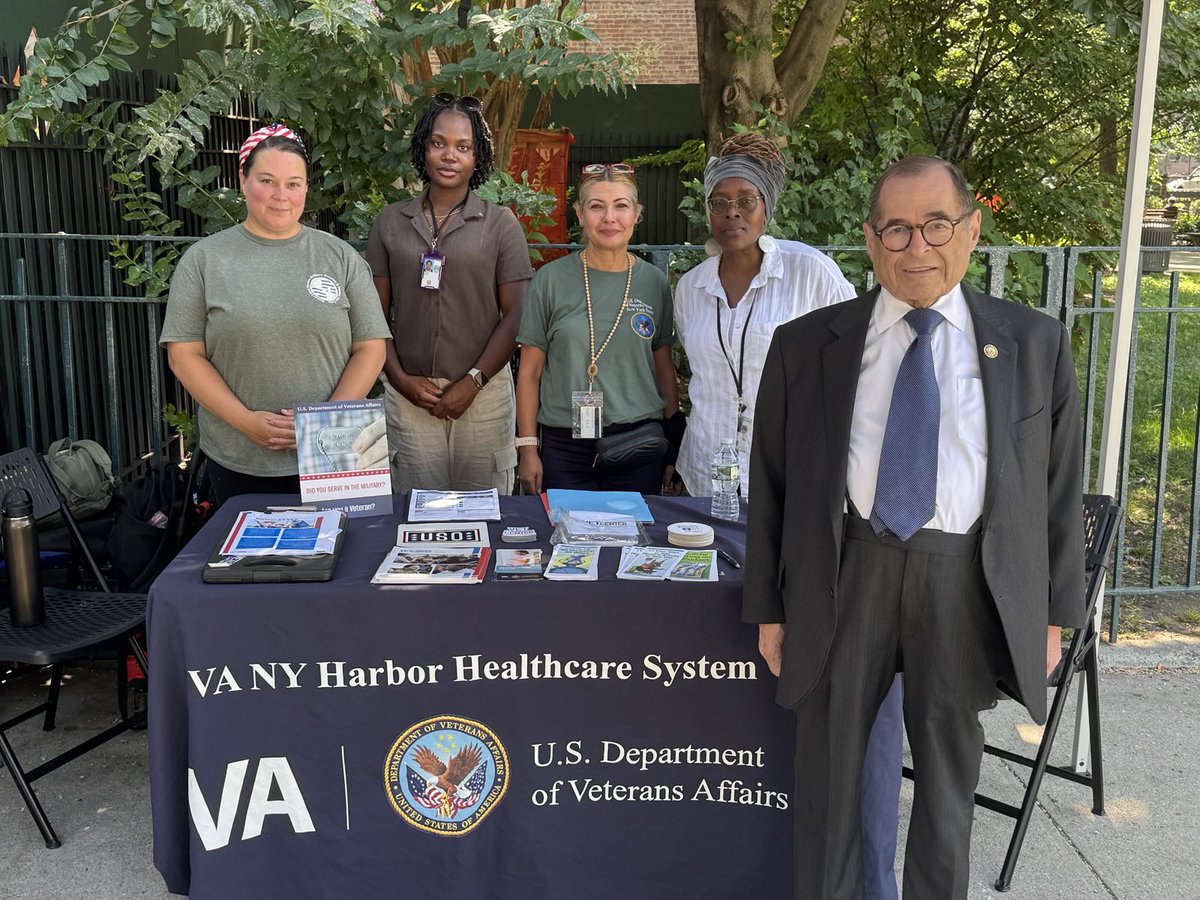 Rep. Nadler (@repjerrynadler) on Twitter photo I also got to stop by <a href="/VANYHarbor/">VA New York Harbor Healthcare System</a> who was outside providing essential resources and services. I also got to stop by <a href="/VANYHarbor/">VA New York Harbor Healthcare System</a> who was outside providing essential resources and services.