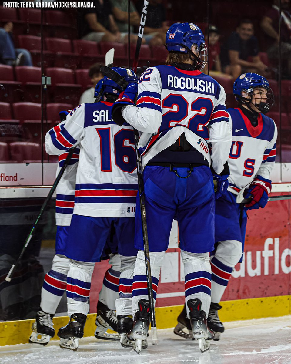 The #OHL talent on the US continues to roll at the <a href="/HlinkaMemorial/">Hlinka Gretzky Cup</a> 🇺🇸