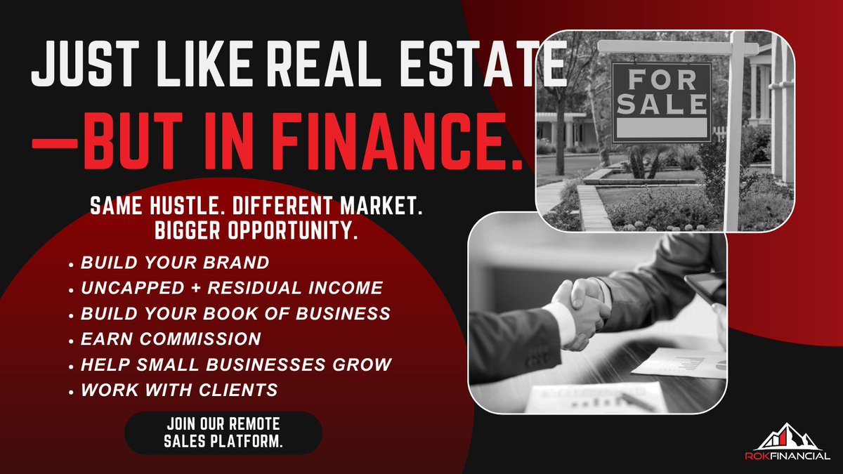 Building your brand in finance?
It’s just like real estate — location matters, but relationships close the deal.
Grow your book. Own your future. 💼✨