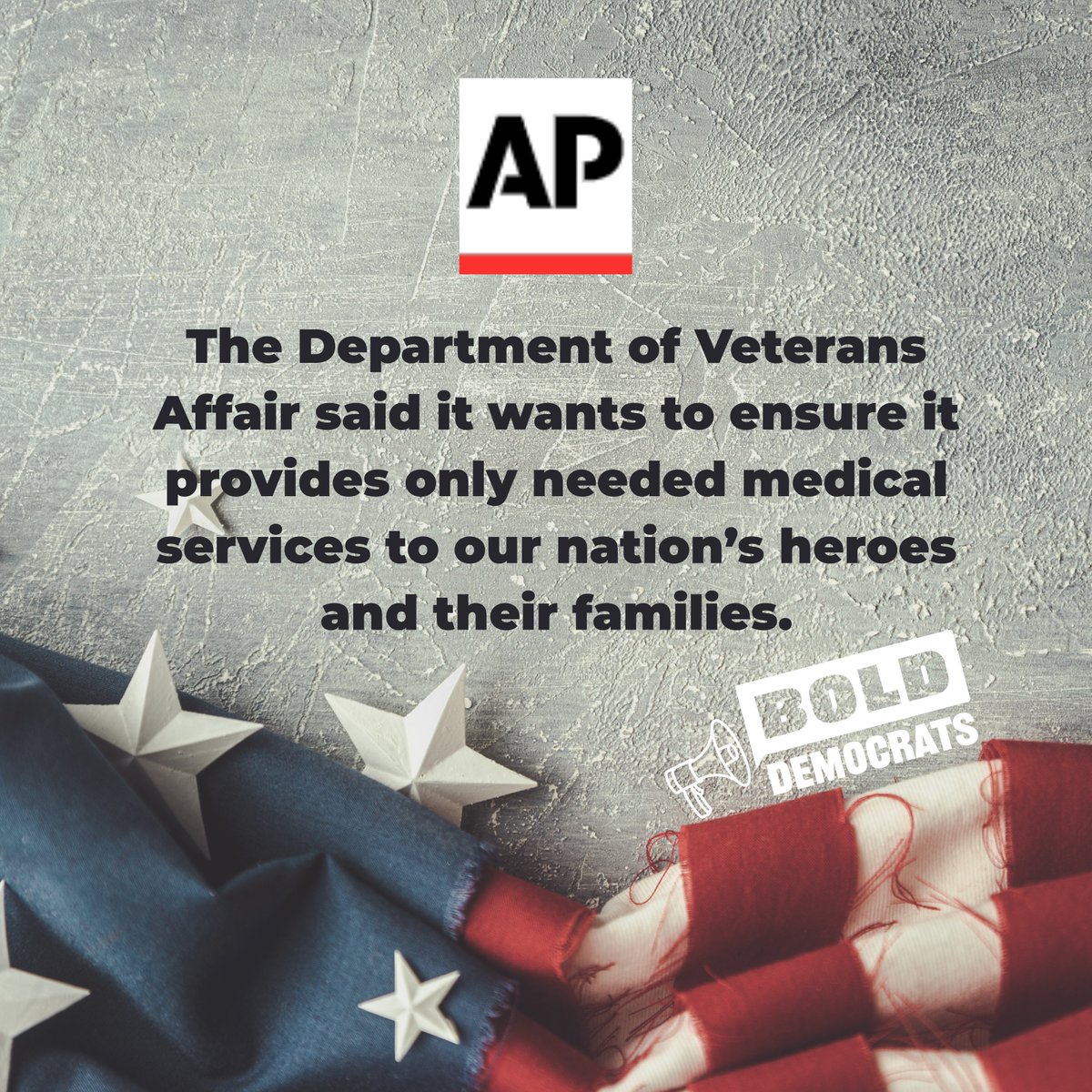 The VA’s latest proposal is a dangerous step in the wrong direction. The Trump administration and the VA should not be allowed to make decisions on behalf of our heroes and their families' medical choices.