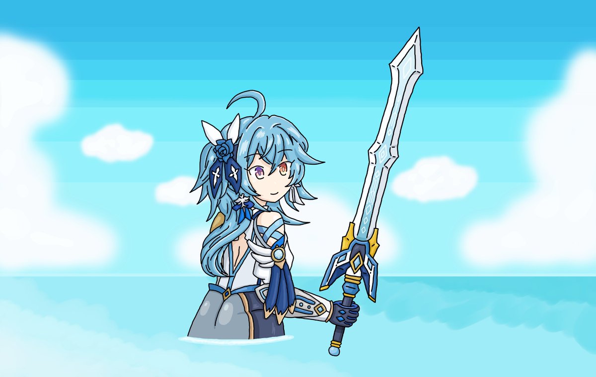 RjUMmbqHHb2421's tweet photo. 蒼零の騎士 セイレア・ローレンス
セイレア(https://t.co/KHcbTYHEbc)の性格と武器の特徴の続きからです。
ストーリーはありますので、よかったら見てください。
#Genshin #原神 #セイレア #Seilea #空げん #Aether #エウルア·ローレンス #エウルア #Eula #空エウ #AetEu https://t.co/fVk4u3kCbQ