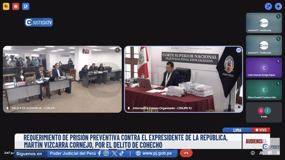 VozPublicaPE's tweet photo. #LoÚltimo 
Cinco meses de #prisionpreventiva  para #MartínVizcarra, dicta el @Poder_Judicial_ Judicial.
“Hay graves elementos de convicción de sobornos en su favor y peligro de fuga” se señala en la decisión judicial. #LoÚltimo #Corrupción https://t.co/aTxnSqLIWd