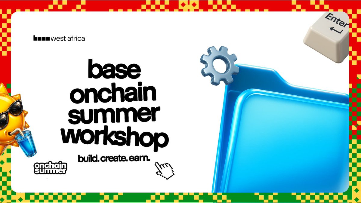 julietamobi's tweet photo. It's that time of the year when summer vibes blend with coding vibes 🔥🔥🔥

@base onchain summer Workshop is here and it will be happening in the city of Enugu, Anambra, Uyo and Port-hacourt 🎉

What product are you shipping on base this summer? I want to connect with you and help you scale.

Remember there's a prize pool of ₦300M naira for builders this summer.

Come let's build, create and earn 🟦
@jessepollak @Sir_Damilare @CryptoStatuette @Anonofweb3 @destinyspoke @DefiDevrel @techwithmide @kokocodes @mr_usoro @amjoelbill @LionessAtEase