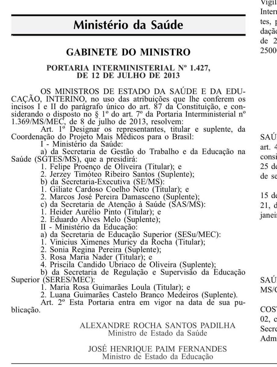Francisco Cardoso (@dr_francisco79) on Twitter photo <a href="/SecRubio/">Secretary Marco Rubio</a> <a href="/StateDept/">Department of State</a> The original list of Brazilian government agents who instituted the Cuban enslavement program in Brazil, official publication of the Brazilian government in 2013 when it was instituted. <a href="/SecRubio/">Secretary Marco Rubio</a> <a href="/StateDept/">Department of State</a> The original list of Brazilian government agents who instituted the Cuban enslavement program in Brazil, official publication of the Brazilian government in 2013 when it was instituted.