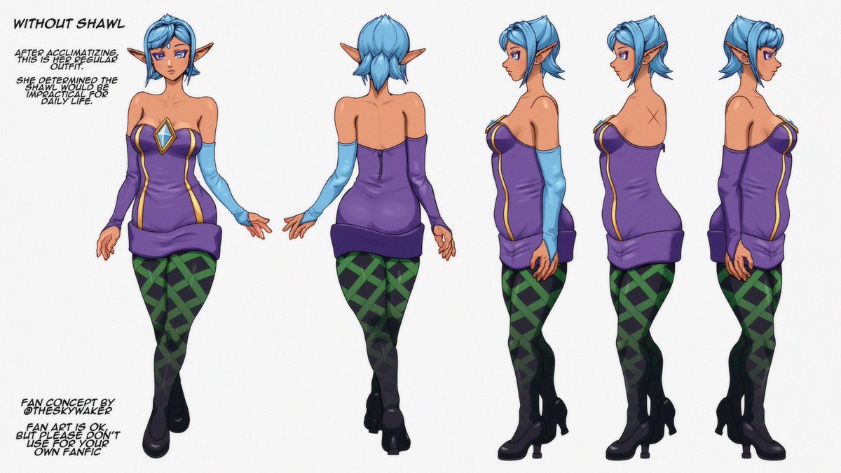 theskywaker's tweet image. wanted to reintroduce my human fi design since apparently it's been about 5 years since i started writing her 😆 hoping to find time to rewrite the whole fic