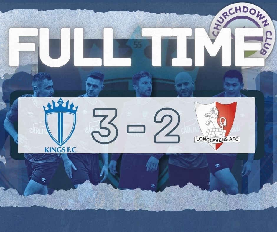 FT | Kings 3 – 2 Longlevens
A good pre-season showing from the lads 📷
📷 Morgan Davis (18’) – thunderous left-foot finish
📷 Dave Price (36’) – tidy second after great build-up
📷 Andy Tetlow (74’) – cool lob after a pinpoint Wainwright assist
#UpTheKings 📷📷 #PreSeason #Kings