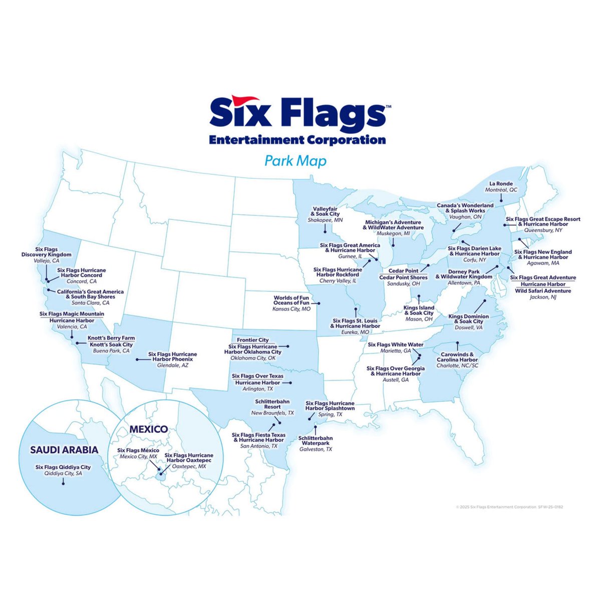 Exciting news from <a href="/SixFlags/">Six Flags</a> Entertainment Corporation — starting in 2026, Legacy Six Flags Diamond and Diamond Elite VIP Members will have access to over 40 parks across North America with no need to purchase an All Park Passport!

📸 Six Flags Entertainment Corporation