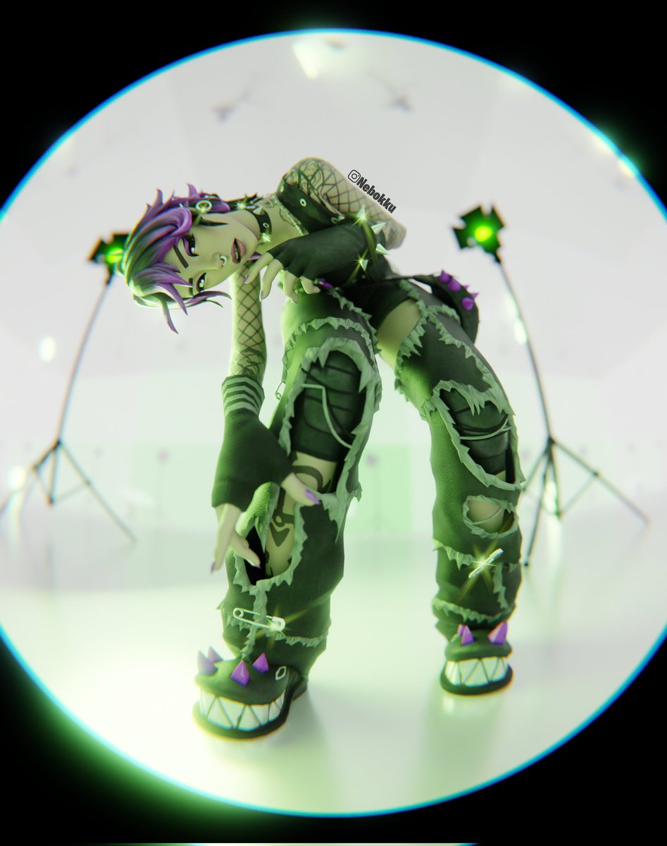 Phaedra is vibing 💚
#Fortnite #FortniteArt #Blender