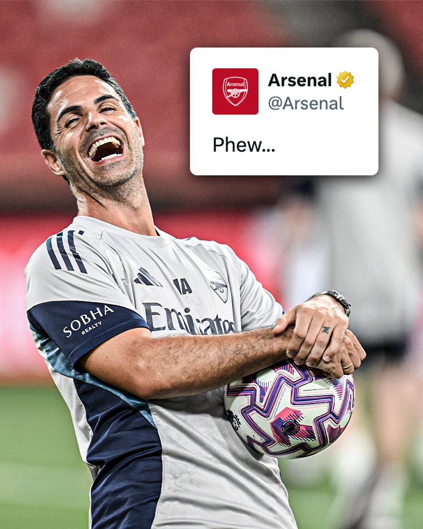 Every Arsenal fan after watching Spurs lose the Super Cup final 😅