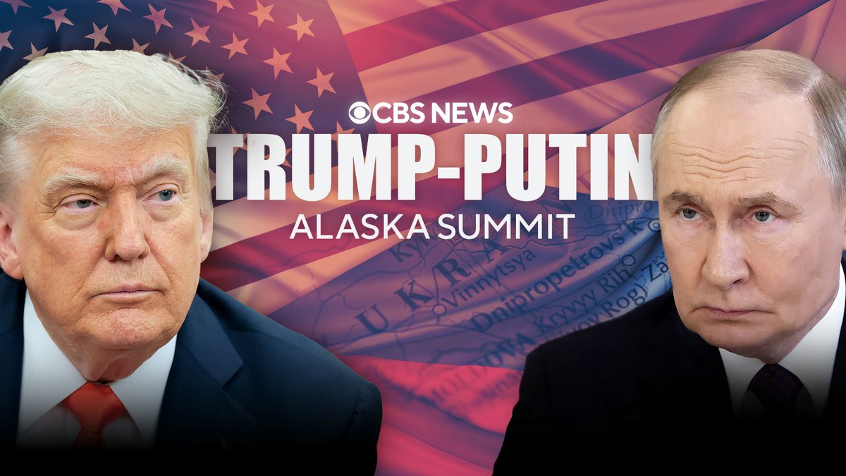 CBS News PR (@cbsnewspress) on Twitter photo WATCH: <a href="/CBSNews/">CBS News</a> will deliver multiplatform coverage of the Trump-Putin Summit in Anchorage this Thursday and Friday.
John Dickerson, <a href="/margbrennan/">Margaret Brennan</a>, <a href="/nancycordes/">Nancy Cordes</a>, and <a href="/WillieJames/">Willie James Inman</a> report from Alaska.
Learn more⬇️
bit.ly/3J89oB5 WATCH: <a href="/CBSNews/">CBS News</a> will deliver multiplatform coverage of the Trump-Putin Summit in Anchorage this Thursday and Friday.
John Dickerson, <a href="/margbrennan/">Margaret Brennan</a>, <a href="/nancycordes/">Nancy Cordes</a>, and <a href="/WillieJames/">Willie James Inman</a> report from Alaska.
Learn more⬇️
bit.ly/3J89oB5