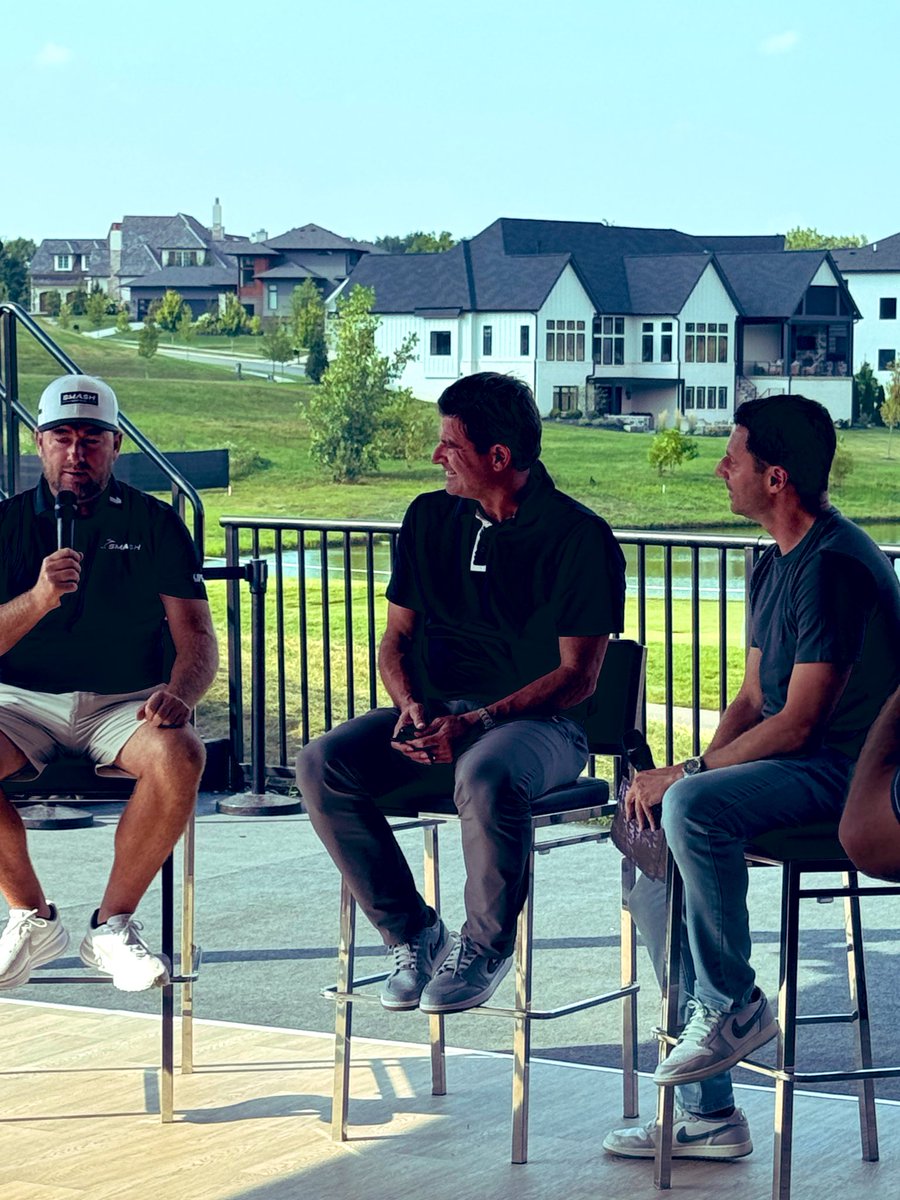 Opening Drive event to kick off #LIVGolf #Indy on the #PartyHole. 

<a href="/ScottONeil/">Scott O’Neil</a> <a href="/JZFish/">Jason Zone Fisher</a> and <a href="/Graeme_McDowell/">Graeme McDowell</a> sharing their wisdom. 

#Golf #indianapolis #IndySportsBar