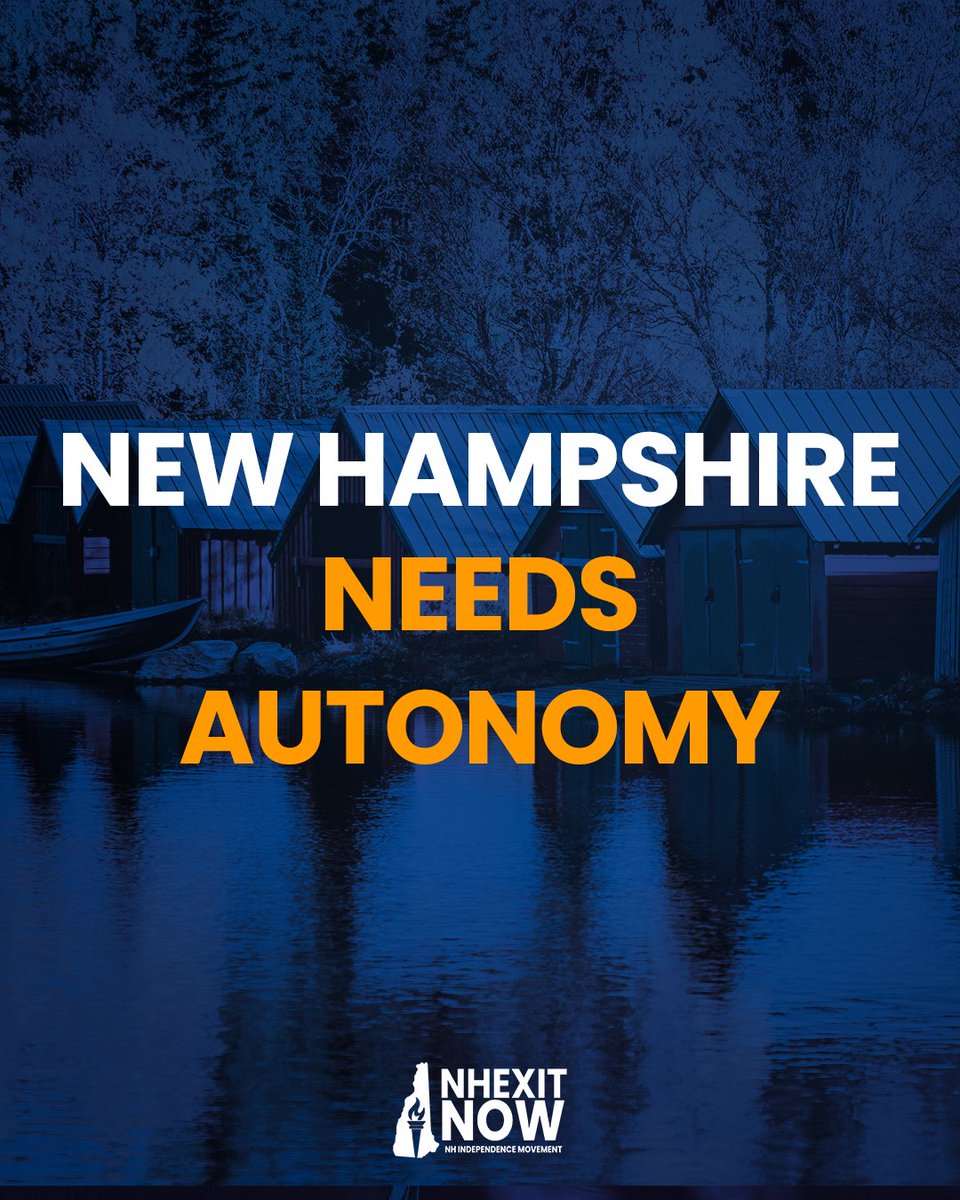 The United States is one bad move from total national divorce. 

The NHExit movement aims to empower New Hampshire to govern itself and foster economic prosperity.