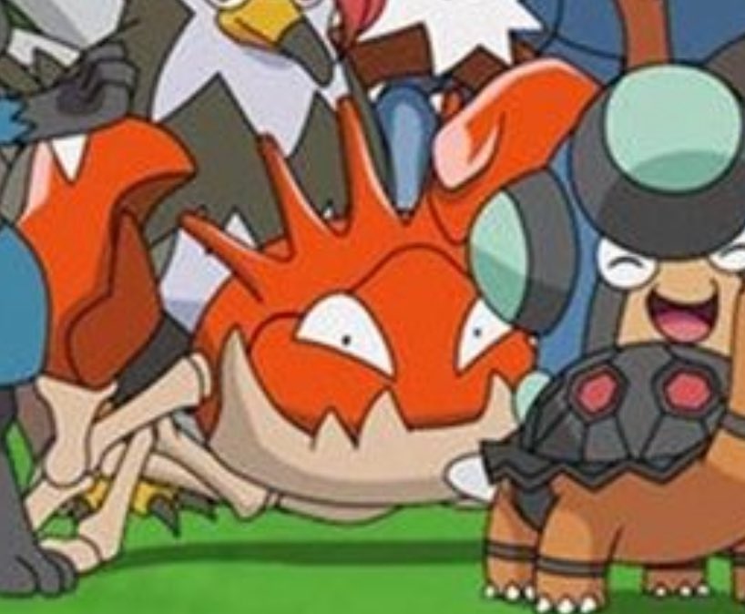 GrayUnova's tweet photo. @PokeDailyPost Kingler be looking a little shy https://t.co/6WQ17F6uHH