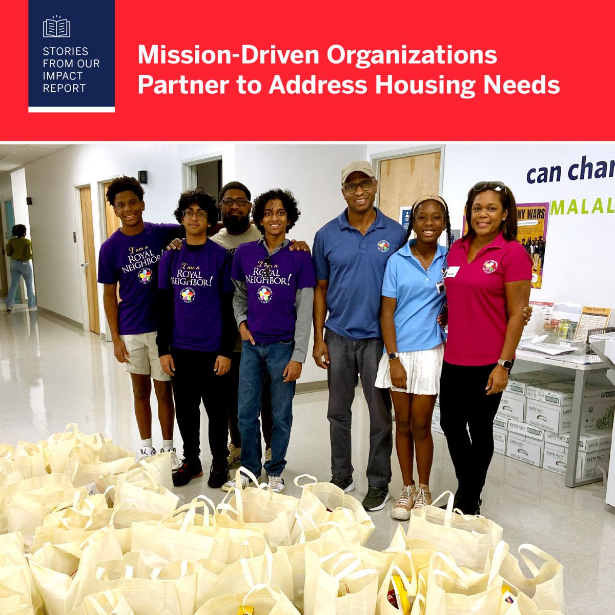 In 2024, we launched our Community Impact Advance Pilot Program—$50M in interest rate subsidies to boost members’ investments in affordable housing, economic development, and community partnerships. Royal Neighbors of America used the program to help fund $5M of an IHDA bond,