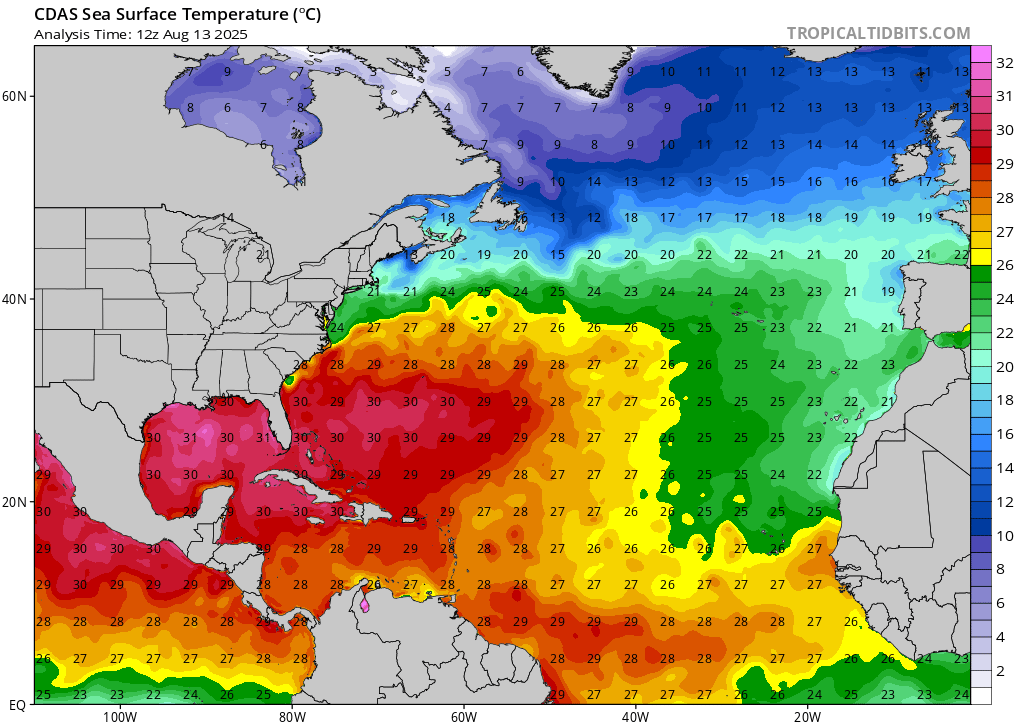 DayWalker378's tweet photo. LOOK At This Deep Atmospheric Convection of #Erin in COLD Waters of The Atlantic Ocean, 16⁰N 45⁰W
#Geoengineered Monster
I Repeatedly Stated High SST (Sea Surface Temperature) is a NON-FACTOR / IRRELEVANT in Creation of Powerful Low Pressure System
https://t.co/DUMLTPZ1wu https://t.co/lJtjJ2L4BV