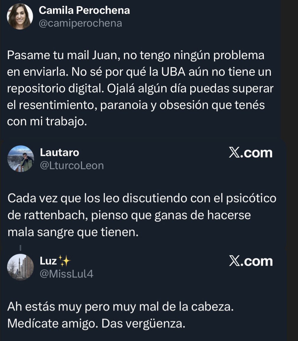 Che se dieron cuenta que cuando algunos historiadores se quedan sin argumentos mágicamente se transforman en…
✨profesionales de la salud 🧠✨