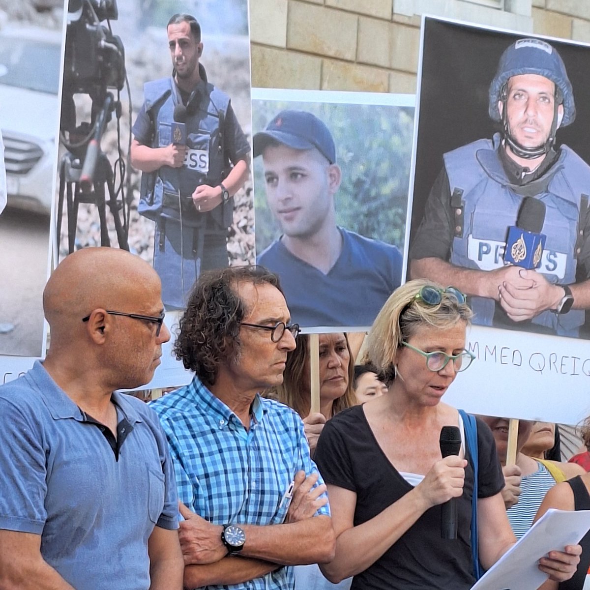 Concentració contra l,assassinat sistemàtic d'informadors palestins per part de l'exètcit isrselià.