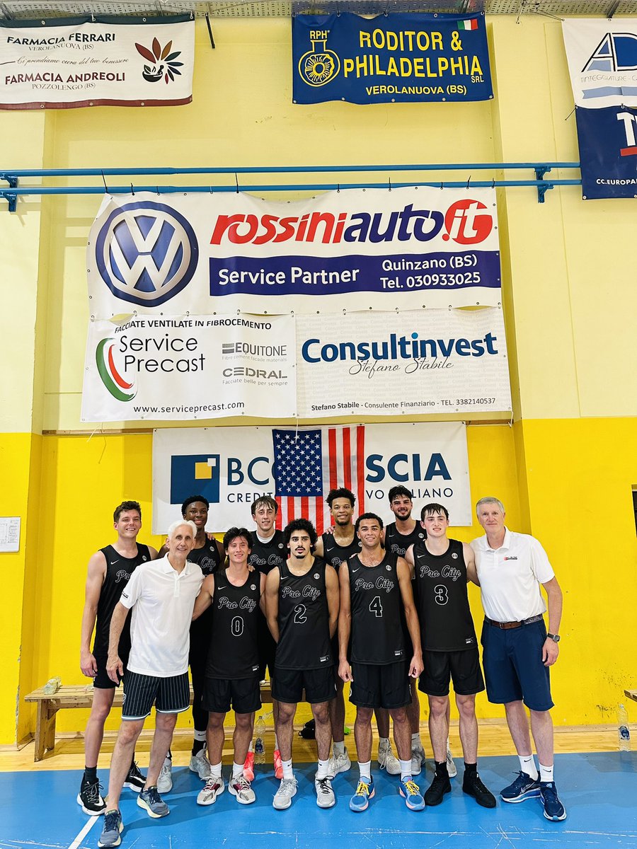 1-0 in Italy. Great start for the team. Adam Brazil (<a href="/HSCBasketball/">H-SC Basketball</a>) with multiple 3’s and Tanti Felli (<a href="/JHU_Basketball/">Johns Hopkins MBB</a>) with multiple dunks lead the way. Game 2 tomorrow.