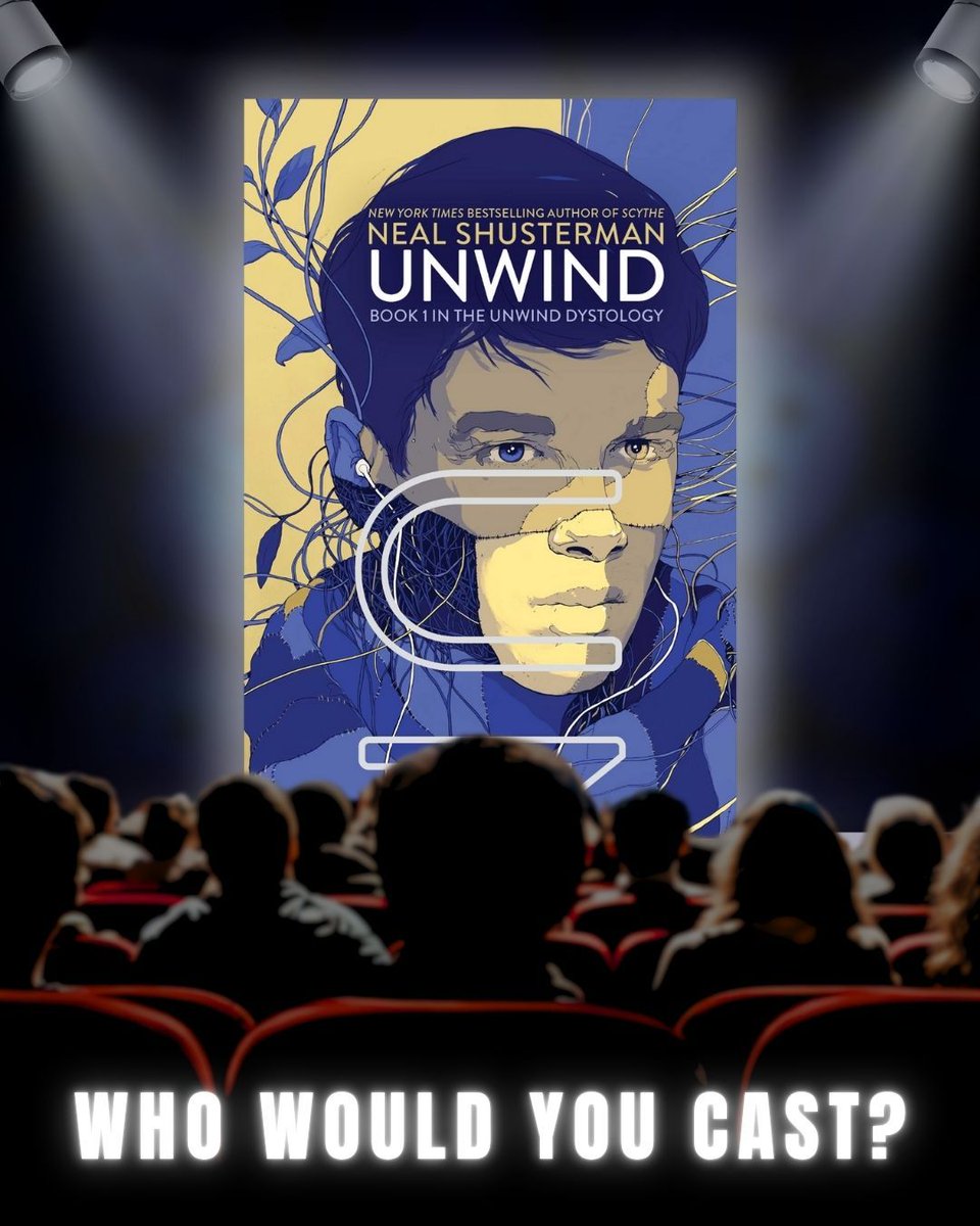 NealShusterman's tweet image. Unwind has been in and out of development as a movie, but I&apos;m always curious who readers would cast if it hit the big screen! Who do you think? And do you think it would be better as a TV series or movie? 

#unwind #unwindseries #unwinddystology #unwindbooks